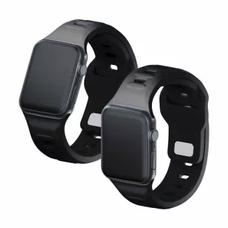 3mk řemínek Watch Strap pro Apple 42/44/45/49 mm Black