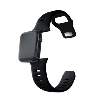3mk řemínek Watch Strap pro Apple 42/44/45/49 mm Black