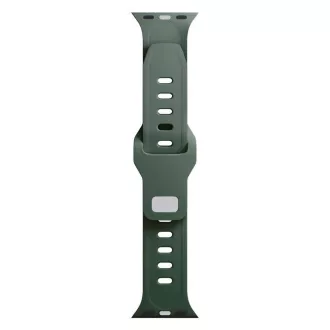 3mk řemínek Watch Strap pro Apple 42/44/45/49 mm Dark Green