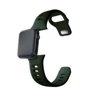 3mk řemínek Watch Strap pro Apple 42/44/45/49 mm Dark Green