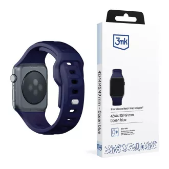 3mk řemínek Watch Strap pro Apple 42/44/45/49 mm Ocean Blue