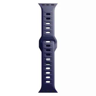 3mk řemínek Watch Strap pro Apple 42/44/45/49 mm Ocean Blue