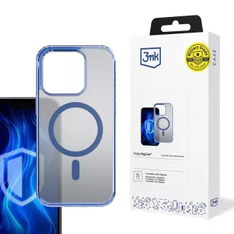 3mk ochranný kryt Frosty MagCase Blue pro Apple iPhone 16 Pro