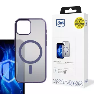 3mk ochranný kryt Frosty MagCase Purple pro Apple iPhone 15