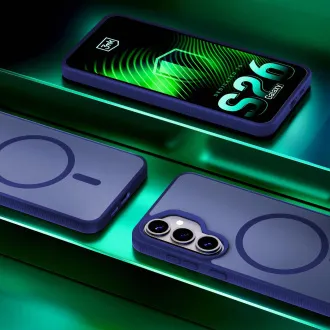 3mk ochranný kryt Smoke MagCase Blue pro Samsung Galaxy S26+ 3mk ochranný kryt Smoke MagCase Blue pro Samsung Galaxy S26+