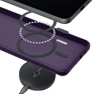 3mk ochranný kryt Smoke MagCase Purple pro Samsung Galaxy S26
