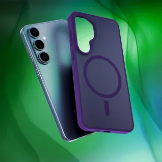 3mk ochranný kryt Smoke MagCase Purple pro Samsung Galaxy S26+