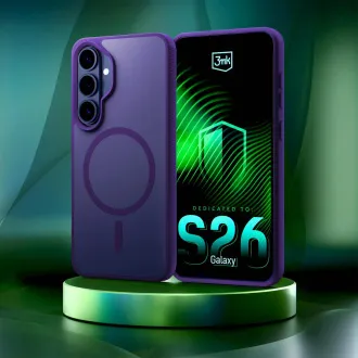 3mk ochranný kryt Smoke MagCase Purple pro Samsung Galaxy S26+