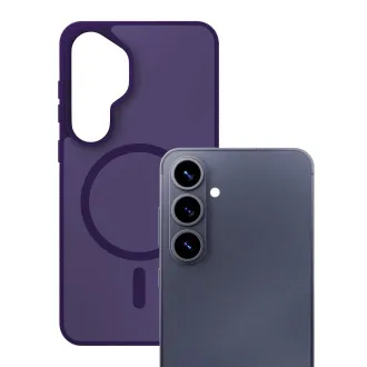 3mk ochranný kryt Smoke MagCase Purple pro Samsung Galaxy S26+
