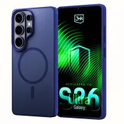 3mk ochranný kryt Smoke MagCase Blue pro Samsung Galaxy S26 Ultra