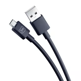3mk datový kabel - Hyper Cable A to Micro 1.2m 5V 2, 4A, černá