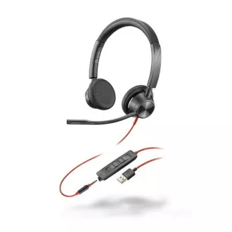 Poly Blackwire 3325 náhlavní souprava, 3.5 mm jack, USB-A, stereo Poly Blackwire 3325 náhlavní souprava, 3.5 mm jack, USB-A, stereo