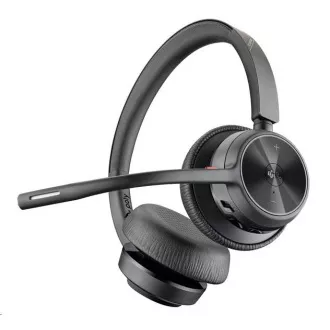 Poly Voyager 4320 MS Teams bezdrátová náhlavní souprava, BT700 USB-C adaptér, stereo