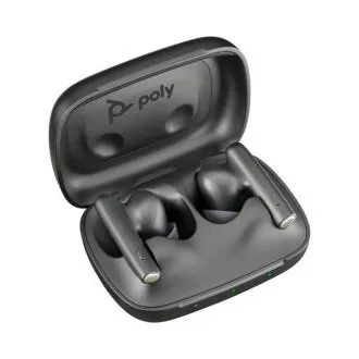 Poly Voyager Free 60 bluetooth headset, BT700 USB-C adaptér, nabíjecí pouzdro, černá Poly Voyager Free 60 bluetooth headset, BT700 USB-C adaptér, nabíjecí pouzdro, černá