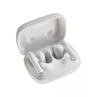 Poly Voyager Free 60 MS Teams bluetooth headset, BT700 USB-C adaptér, nabíjecí pouzdro, bílá Poly Voyager Free 60 MS Teams bluetooth headset, BT700 USB-C adaptér, nabíjecí pouzdro, bílá