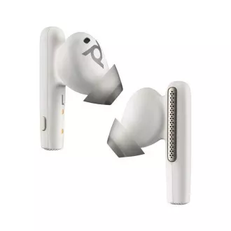 Poly Voyager Free 60 MS Teams bluetooth headset, BT700 USB-C adaptér, nabíjecí pouzdro, bílá Poly Voyager Free 60 MS Teams bluetooth headset, BT700 USB-C adaptér, nabíjecí pouzdro, bílá