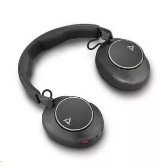 Poly Voyager Surround 80 bezdrátová náhlavní souprava, BT700 USB-C adaptér, USB-C/A adaptér, stereo