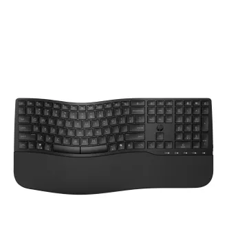 HP 680 Comfort Dual-Mode Keyboard- bezdrátová ergonomická klávesnice CZ/SK