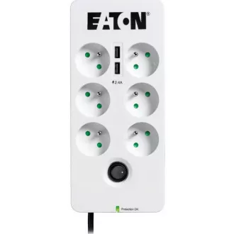 Eaton Protection Box 6 FR, přepěťová ochrana, 6 zásuvek, 1m