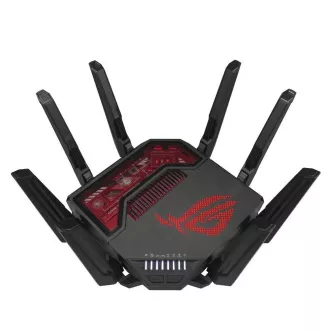 ASUS Herní Router ROG Rapture GT-BE19000, 3-pásmový WiFi7 Router, 2x WAN, 4x LAN, AiMesh