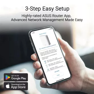 ASUS ZenWifi BT8 2-pack, WiFi7 Extendable Router, AiMesh, 1x WAN, 3x LAN, 1x 3.0