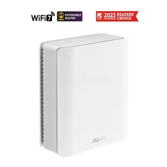 ASUS ZenWifi BT8 1-pack, WiFi7 Extendable Router, AiMesh, 1x WAN, 3x LAN, 1x 3.0