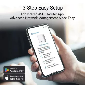 ASUS ZenWifi BD4 1-pack, WiFi7 Extendable Router, AiMesh, 2x WAN/LAN ASUS ZenWifi BD4 1-pack, WiFi7 Extendable Router, AiMesh, 2x WAN/LAN