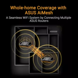 ASUS Herní Router TUF-BE9400 3-pásmový WiFi7 Router, 1x WAN, 3x LAN, AiMesh