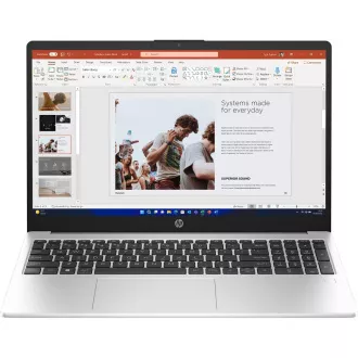 HP NTB 250R G10 C5-120U 15.6 FHD 300, 1x16GB, 512GB, WiFi ax, BT, FpS, Win11Pro 3y onsite