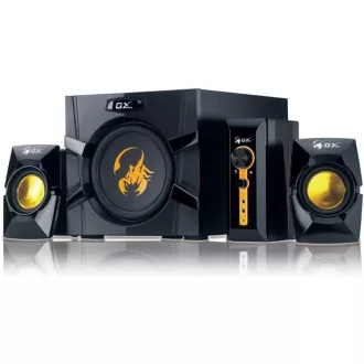 GENIUS reproduktory GX GAMING SW-G2.1 3000 Ver.II, 2.1, 80W, černá
