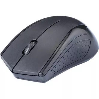 C-TECH myš WLM-07, bezdrátová, 1200DPI, 3 tlačítka, USB nano receiver, černá