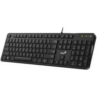 GENIUS klávesnice Slimstar M200/ Drátová/ USB/ černá/ CZ+SK layout