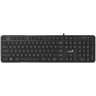 GENIUS klávesnice Slimstar M200/ Drátová/ USB/ černá/ CZ+SK layout