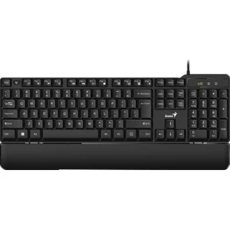GENIUS klávesnice KB-100XP, Drátová, Ergo předložka, USB, CZ+SK layout GENIUS klávesnice KB-100XP, Drátová, Ergo předložka, USB, CZ+SK layout