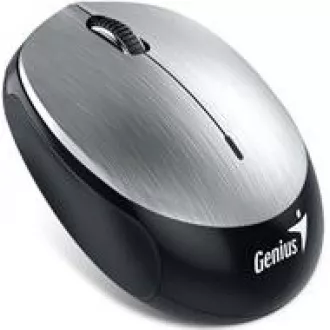 GENIUS myš NX-9000BT/ Bluetooth 4.0/ 1200 dpi/ bezdrátová/ dobíjecí baterie/ stříbrná