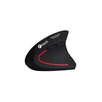 C-TECH myš VEM-09C, vertikální, 6 tlačítek, černá, USB