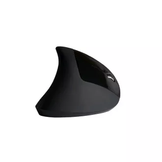 C-TECH myš VEM-09C, vertikální, 6 tlačítek, černá, USB
