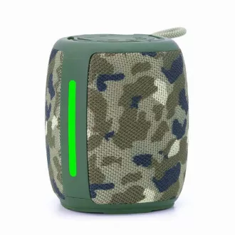 GEMBIRD Repro SPK-BT-LED-03-CM, Bluetooth, 5W, RGB LED podsvícení, Camo