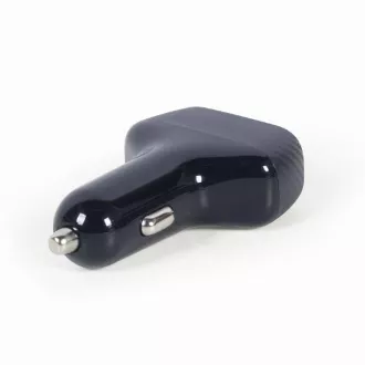 GEMBIRD Nabíječka do auta, 2x USB, rychlo-nabíječka, QC3.0, 36 W, černá