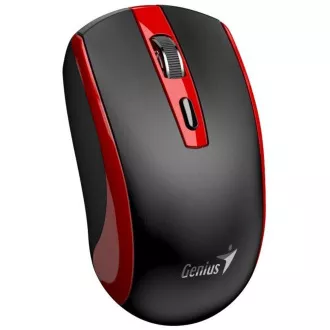 GENIUS myš ECO-8150/ 1200 dpi/ bezdrátová/ dobíjecí/ Copilot/ černo-červená