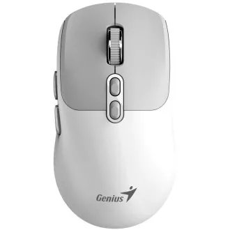 GENIUS myš NX-8080S BT/ duální Bluetooth + 2, 4GHz/ 1600 dpi/ Copilot/ bezdrátová/ tichá/ bílošedá