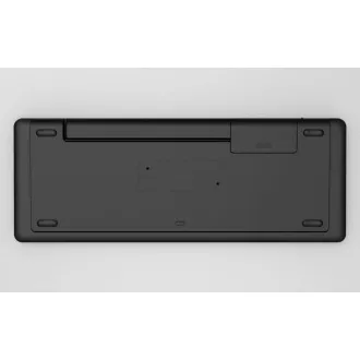 C-TECH Klávesnice WLTK-03, Bezdrátová, Touchpad, černá