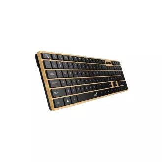 GENIUS Klávesnice Slimstar 7250BT, membránová, bezdrátová, béžová-černá