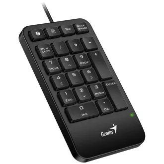GENIUS Numerická klávesnice NumPad 125, Drátová USB-C, černá