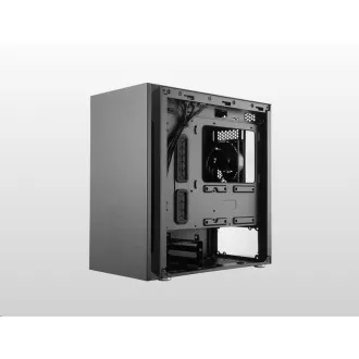 Cooler Master case Silencio S400 Steel, mATX, 2x 120mm Fan, Černá
