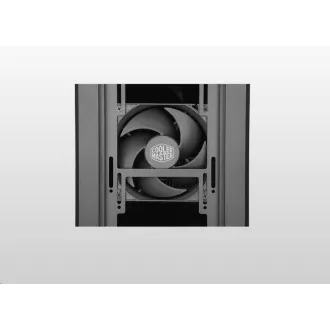 Cooler Master case Silencio S400 Steel, mATX, 2x 120mm Fan, Černá