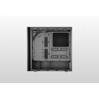 Cooler Master case Silencio S600 TG, ATX, Průhledná bočnice, 2x 120mm Fan, Černá
