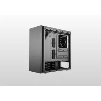 Cooler Master case Silencio S600 TG, ATX, Průhledná bočnice, 2x 120mm Fan, Černá