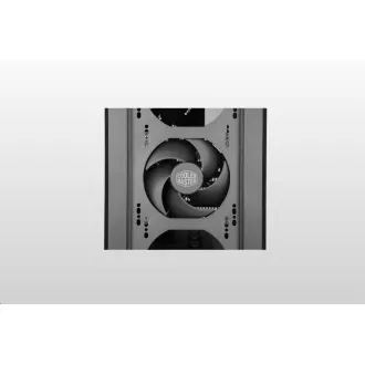 Cooler Master case Silencio S600 TG, ATX, Průhledná bočnice, 2x 120mm Fan, Černá