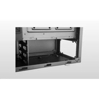 Cooler Master case Silencio S600 TG, ATX, Průhledná bočnice, 2x 120mm Fan, Černá